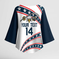 Custom Hockey United States 250th Anniversary Kimono Sleeve Blouse USA Semiquincentennial We The People