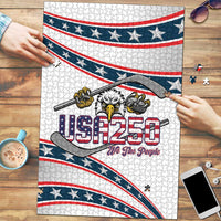 Hockey United States 250th Anniversary Puzzle USA Semiquincentennial We The People