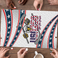 Hockey United States 250th Anniversary Puzzle USA Semiquincentennial We The People