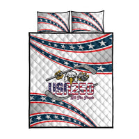 Hockey United States 250th Anniversary Quilt Bed Set USA Semiquincentennial We The People
