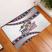 Hockey United States 250th Anniversary Rubber Doormat USA Semiquincentennial We The People