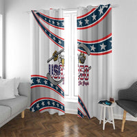 Hockey United States 250th Anniversary Window Curtain USA Semiquincentennial We The People