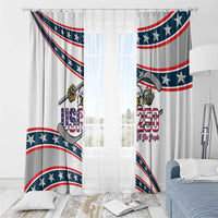Hockey United States 250th Anniversary Window Curtain USA Semiquincentennial We The People