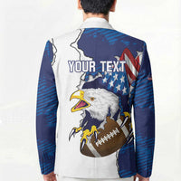 Personalized Football United States 250th Anniversary Blazer USA Flag Eagle Liberty Bell