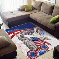 United States 4th Of July Area Rug USA Osprey 250 Years Of Freedom