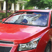 United States 4th Of July Auto Sun Shade USA Osprey 250 Years Of Freedom