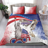 United States 4th Of July Bedding Set USA Osprey 250 Years Of Freedom