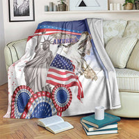United States 4th Of July Blanket USA Osprey 250 Years Of Freedom