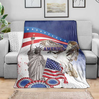 United States 4th Of July Blanket USA Osprey 250 Years Of Freedom