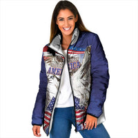 United States 4th Of July Padded Jacket USA Osprey 250 Years Of Freedom