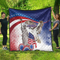 United States 4th Of July Quilt USA Osprey 250 Years Of Freedom