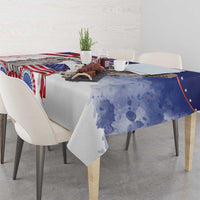 United States 4th Of July Tablecloth USA Osprey 250 Years Of Freedom