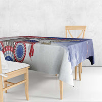 United States 4th Of July Tablecloth USA Osprey 250 Years Of Freedom