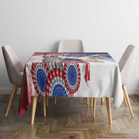 United States 4th Of July Tablecloth USA Osprey 250 Years Of Freedom