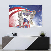 United States 4th Of July Tapestry USA Osprey 250 Years Of Freedom