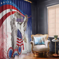 United States 4th Of July Window Curtain USA Osprey 250 Years Of Freedom