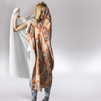 Punch The Monkey Hooded Blanket We Love You Seamless Heart Style Orange