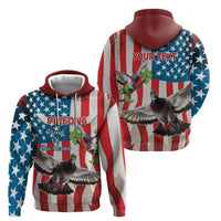 Personalized United States Pigeon Day Hoodie Proud Of Our Heroes Grunge Style - Wonder Print Shop