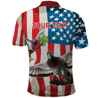 Personalized United States Pigeon Day Polo Shirt Proud Of Our Heroes Grunge Style - Wonder Print Shop