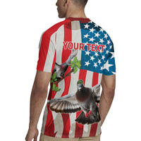 Personalized United States Pigeon Day Rugby Jersey Proud Of Our Heroes Grunge Style - Wonder Print Shop