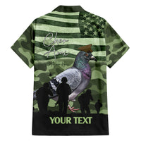 Personalized USA Cher Ami Family Matching Puletasi and Hawaiian Shirt Lest We Forget Pigeon Hero - Wonder Print Shop