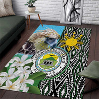 Cotabato Philippines Province Area Rug Filipino Eagle Sampaguita Tinalak Pattern