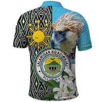 Cotabato Philippines Province Polo Shirt Filipino Eagle Sampaguita Tinalak Pattern