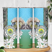 Cotabato Philippines Province Skinny Tumbler Filipino Eagle Sampaguita Tinalak Pattern