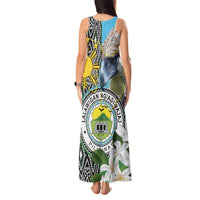 Cotabato Philippines Province Tank Maxi Dress Filipino Eagle Sampaguita Tinalak Pattern