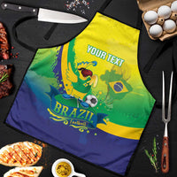 Brazil Football 2026 Custom Apron Come On Selecao Brasil Parrot Mascot