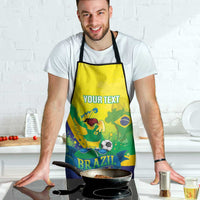 Brazil Football 2026 Custom Apron Come On Selecao Brasil Parrot Mascot