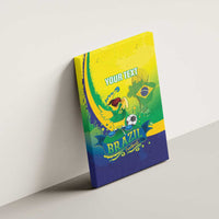 Brazil Football 2026 Custom Canvas Wall Art Come On Selecao Brasil Parrot Mascot