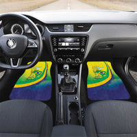 Brazil Football 2026 Custom Car Mats Come On Selecao Brasil Parrot Mascot