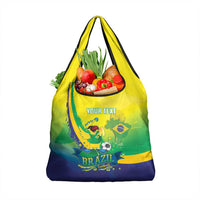 Brazil Football 2026 Custom Grocery Bag Come On Selecao Brasil Parrot Mascot
