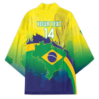 Brazil Football 2026 Custom Kimono Come On Selecao Brasil Parrot Mascot