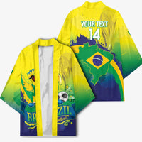 Brazil Football 2026 Custom Kimono Come On Selecao Brasil Parrot Mascot