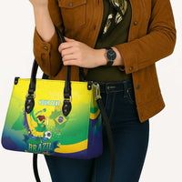 Brazil Football 2026 Custom Leather Bag Come On Selecao Brasil Parrot Mascot