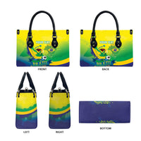 Brazil Football 2026 Custom Leather Bag Come On Selecao Brasil Parrot Mascot