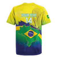 Brazil Football 2026 Custom Rugby Jersey Come On Selecao Brasil Parrot Mascot