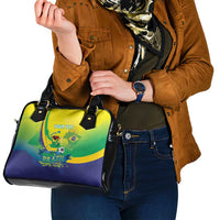 Brazil Football 2026 Custom Shoulder Handbag Come On Selecao Brasil Parrot Mascot