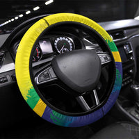 Brazil Football 2026 Steering Wheel Cover Come On Selecao Brasil Parrot Mascot