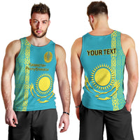 personalised-kazakhstan-men-tank-top-kazakh-traditional-pattern-blue-version