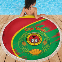 Cape Verde 1975-1992 Beach Blanket Coat Of Arms Grunge Style