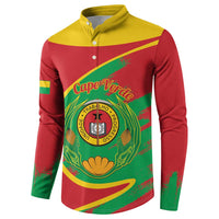 Cape Verde 1975-1992 Button Sweatshirt Coat Of Arms Grunge Style