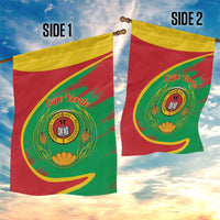 Cape Verde 1975-1992 Garden Flag Coat Of Arms Grunge Style