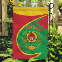Cape Verde 1975-1992 Garden Flag Coat Of Arms Grunge Style