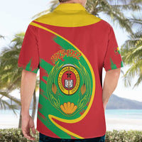 Cape Verde 1975-1992 Hawaiian Shirt Coat Of Arms Grunge Style