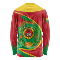 Cape Verde 1975-1992 Long Sleeve Shirt Coat Of Arms Grunge Style