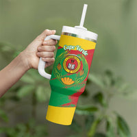 Cape Verde 1975-1992 Tumbler With Handle Coat Of Arms Grunge Style