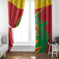 Cape Verde 1975-1992 Window Curtain Coat Of Arms Grunge Style